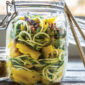 Receta Vegetariana Pad Thai de calabacín con yaca y almendras confitadas